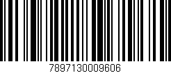 Código de barras (EAN, GTIN, SKU, ISBN): '7897130009606'