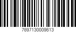 Código de barras (EAN, GTIN, SKU, ISBN): '7897130009613'