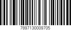 Código de barras (EAN, GTIN, SKU, ISBN): '7897130009705'