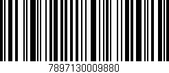 Código de barras (EAN, GTIN, SKU, ISBN): '7897130009880'