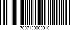 Código de barras (EAN, GTIN, SKU, ISBN): '7897130009910'