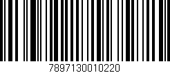 Código de barras (EAN, GTIN, SKU, ISBN): '7897130010220'