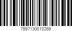 Código de barras (EAN, GTIN, SKU, ISBN): '7897130010268'