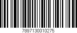Código de barras (EAN, GTIN, SKU, ISBN): '7897130010275'