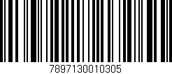 Código de barras (EAN, GTIN, SKU, ISBN): '7897130010305'