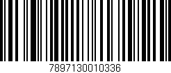 Código de barras (EAN, GTIN, SKU, ISBN): '7897130010336'