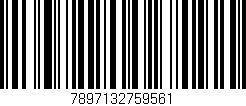 Código de barras (EAN, GTIN, SKU, ISBN): '7897132759561'