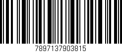 Código de barras (EAN, GTIN, SKU, ISBN): '7897137903815'