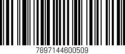 Código de barras (EAN, GTIN, SKU, ISBN): '7897144600509'