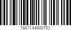 Código de barras (EAN, GTIN, SKU, ISBN): '7897144600752'