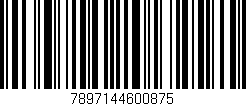 Código de barras (EAN, GTIN, SKU, ISBN): '7897144600875'