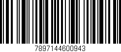 Código de barras (EAN, GTIN, SKU, ISBN): '7897144600943'