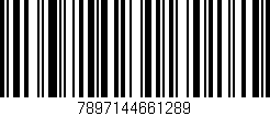 Código de barras (EAN, GTIN, SKU, ISBN): '7897144661289'