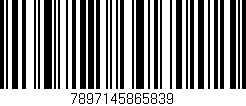 Código de barras (EAN, GTIN, SKU, ISBN): '7897145865839'