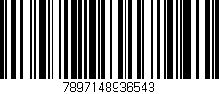 Código de barras (EAN, GTIN, SKU, ISBN): '7897148936543'