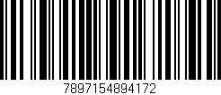 Código de barras (EAN, GTIN, SKU, ISBN): '7897154894172'