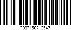 Código de barras (EAN, GTIN, SKU, ISBN): '7897158713547'