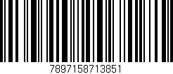 Código de barras (EAN, GTIN, SKU, ISBN): '7897158713851'