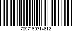 Código de barras (EAN, GTIN, SKU, ISBN): '7897158714612'