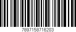 Código de barras (EAN, GTIN, SKU, ISBN): '7897158716203'