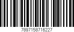 Código de barras (EAN, GTIN, SKU, ISBN): '7897158716227'