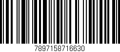 Código de barras (EAN, GTIN, SKU, ISBN): '7897158716630'