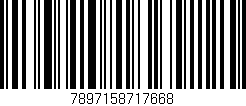 Código de barras (EAN, GTIN, SKU, ISBN): '7897158717668'