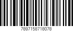 Código de barras (EAN, GTIN, SKU, ISBN): '7897158718078'
