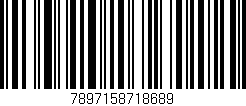 Código de barras (EAN, GTIN, SKU, ISBN): '7897158718689'