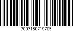 Código de barras (EAN, GTIN, SKU, ISBN): '7897158719785'