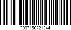 Código de barras (EAN, GTIN, SKU, ISBN): '7897158721344'