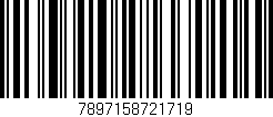Código de barras (EAN, GTIN, SKU, ISBN): '7897158721719'