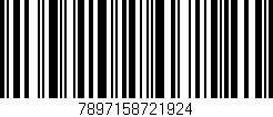 Código de barras (EAN, GTIN, SKU, ISBN): '7897158721924'