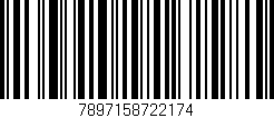 Código de barras (EAN, GTIN, SKU, ISBN): '7897158722174'