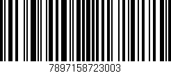 Código de barras (EAN, GTIN, SKU, ISBN): '7897158723003'