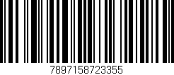 Código de barras (EAN, GTIN, SKU, ISBN): '7897158723355'