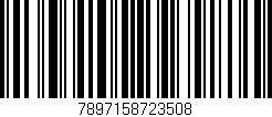 Código de barras (EAN, GTIN, SKU, ISBN): '7897158723508'