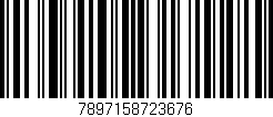 Código de barras (EAN, GTIN, SKU, ISBN): '7897158723676'