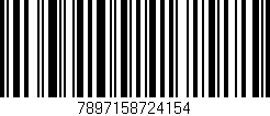 Código de barras (EAN, GTIN, SKU, ISBN): '7897158724154'