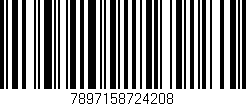 Código de barras (EAN, GTIN, SKU, ISBN): '7897158724208'
