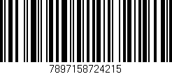 Código de barras (EAN, GTIN, SKU, ISBN): '7897158724215'