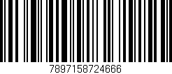 Código de barras (EAN, GTIN, SKU, ISBN): '7897158724666'