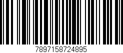 Código de barras (EAN, GTIN, SKU, ISBN): '7897158724895'