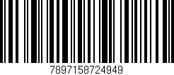 Código de barras (EAN, GTIN, SKU, ISBN): '7897158724949'