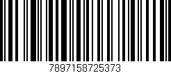 Código de barras (EAN, GTIN, SKU, ISBN): '7897158725373'