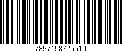 Código de barras (EAN, GTIN, SKU, ISBN): '7897158725519'