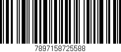 Código de barras (EAN, GTIN, SKU, ISBN): '7897158725588'