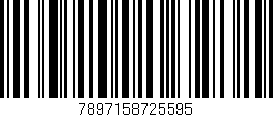 Código de barras (EAN, GTIN, SKU, ISBN): '7897158725595'
