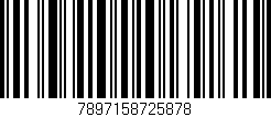 Código de barras (EAN, GTIN, SKU, ISBN): '7897158725878'