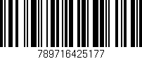 Código de barras (EAN, GTIN, SKU, ISBN): '789716425177'